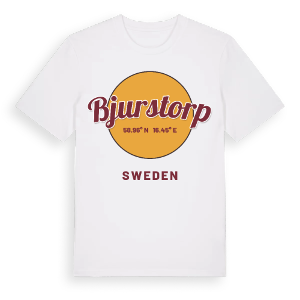 Bjurstorp cirkel t-shirt – ekologisk bomull t-shirt från Pinshirt
