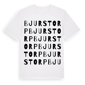 Bjurstorp ordlek t-shirt – ekologisk bomull t-shirt från Pinshirt