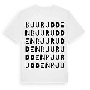 Bjurudden ordlek t-shirt – ekologisk bomull t-shirt från Pinshirt
