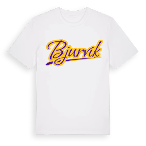 Bjurvik baseball t-shirt – ekologisk bomull t-shirt från Pinshirt