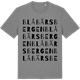 Mid Heather Gray t-shirt med Blåbärsbergen ordlek t-shirt