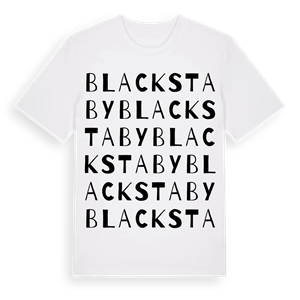 Blackstaby ordlek t-shirt – ekologisk bomull t-shirt från Pinshirt