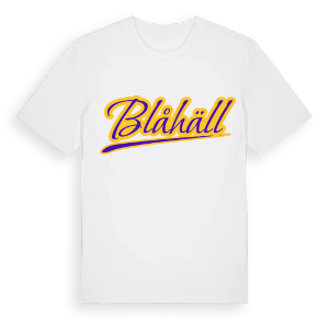 Blåhäll baseball t-shirt – ekologisk bomull t-shirt från Pinshirt