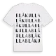 Blåkulla ordlek t-shirt