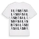 Blåsnäs ordlek t-shirt