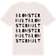Vintage White t-shirt med Blomsterhult ordlek t-shirt