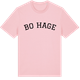 Pink Cotton t-shirt med Bo Hage böjd t-shirt