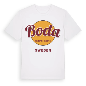 Boda cirkel t-shirt – ekologisk bomull t-shirt från Pinshirt