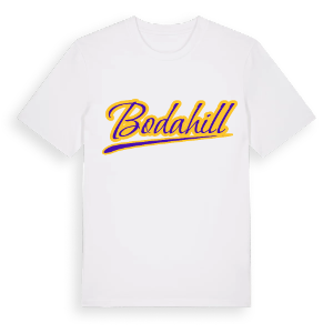 Bodahill baseball t-shirt – ekologisk bomull t-shirt från Pinshirt