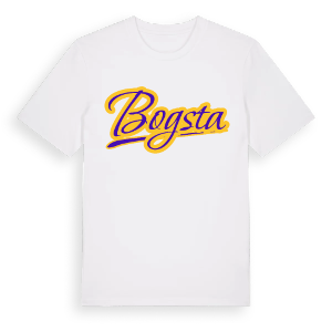 Bogsta baseball t-shirt – ekologisk bomull t-shirt från Pinshirt