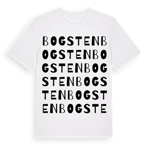 Bogsten ordlek t-shirt – ekologisk bomull t-shirt från Pinshirt