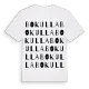 Bokulla ordlek t-shirt
