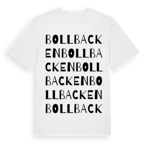 Bollbacken ordlek t-shirt – ekologisk bomull t-shirt från Pinshirt
