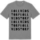 Mid Heather Gray t-shirt med Bollvedstorp ordlek t-shirt