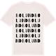 Vintage White t-shirt med Bolund ordlek t-shirt