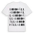 Bondhälla ordlek t-shirt