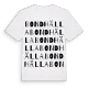 Bondhälla ordlek t-shirt