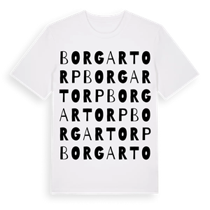Borgartorp ordlek t-shirt – ekologisk bomull t-shirt från Pinshirt