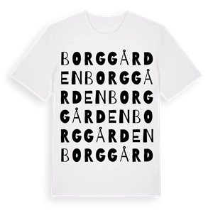 Borggården ordlek t-shirt – ekologisk bomull t-shirt från Pinshirt