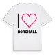 Jag älskar Borghäll t-shirt stort tryck