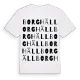 Borghäll ordlek t-shirt