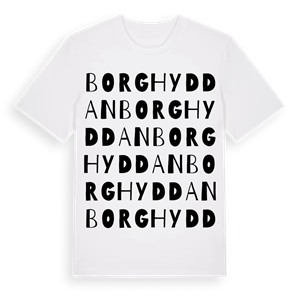 Borghyddan ordlek t-shirt – ekologisk bomull t-shirt från Pinshirt