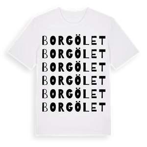 Borgölet ordlek t-shirt – ekologisk bomull t-shirt från Pinshirt