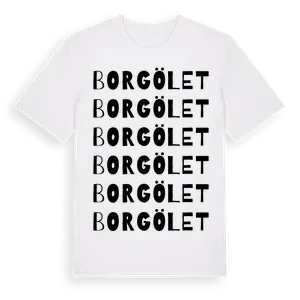 Borgölet ordlek t-shirt – ekologisk bomull t-shirt från Pinshirt