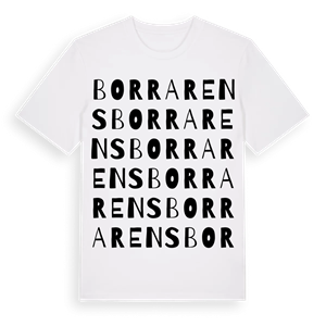 Borrarens ordlek t-shirt – ekologisk bomull t-shirt från Pinshirt