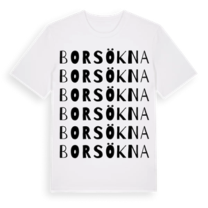 Borsökna ordlek t-shirt – ekologisk bomull t-shirt från Pinshirt