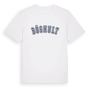 Böshult college t-shirt – ekologisk bomull t-shirt från Pinshirt
