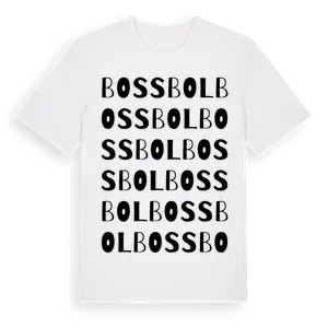 Bossbol ordlek t-shirt – ekologisk bomull t-shirt från Pinshirt