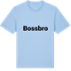 Blue Soul t-shirt med Bossbro fetstil t-shirt