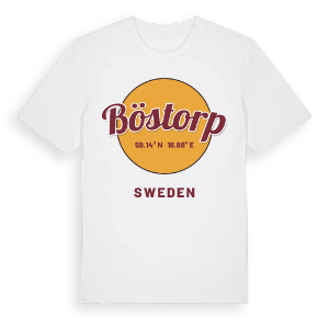 Böstorp cirkel t-shirt – ekologisk bomull t-shirt från Pinshirt