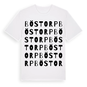 Böstorp ordlek t-shirt – ekologisk bomull t-shirt från Pinshirt
