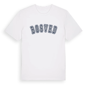 Bosved college t-shirt – ekologisk bomull t-shirt från Pinshirt