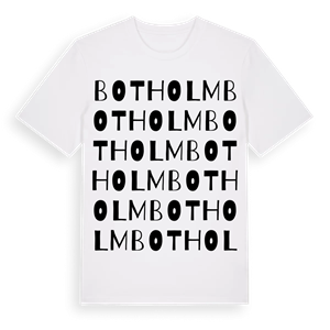 Botholm ordlek t-shirt – ekologisk bomull t-shirt från Pinshirt