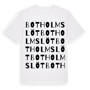 Botholmslöt ordlek t-shirt – ekologisk bomull t-shirt från Pinshirt
