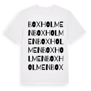 Boxholmen ordlek t-shirt – ekologisk bomull t-shirt från Pinshirt