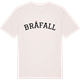 Vintage White t-shirt med Bråfall böjd t-shirt