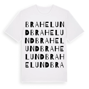 Brahelund ordlek t-shirt – ekologisk bomull t-shirt från Pinshirt
