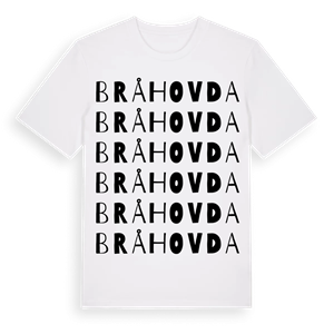 Bråhovda ordlek t-shirt – ekologisk bomull t-shirt från Pinshirt