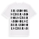 Brandholmen ordlek t-shirt