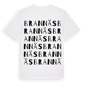 Brannäs ordlek t-shirt – ekologisk bomull t-shirt från Pinshirt
