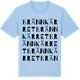 Blue Soul t-shirt med Brännkärret ordlek t-shirt