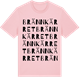Pink Cotton t-shirt med Brännkärret ordlek t-shirt