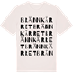 Vintage White t-shirt med Brännkärret ordlek t-shirt