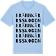 Blue Soul t-shirt med Brännkärrsskogen ordlek t-shirt