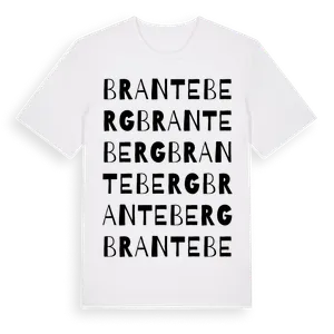 Branteberg ordlek t-shirt – ekologisk bomull t-shirt från Pinshirt