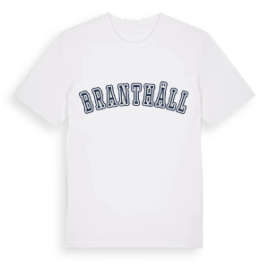 Branthäll college t-shirt – ekologisk bomull t-shirt från Pinshirt